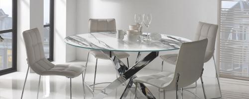 Cristal para mesa decorado